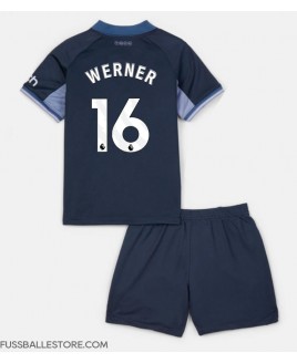 Günstige Tottenham Hotspur Timo Werner #16 Auswärts Trikotsatzt Kinder 2023-24 Kurzarm (+ Kurze Hosen)